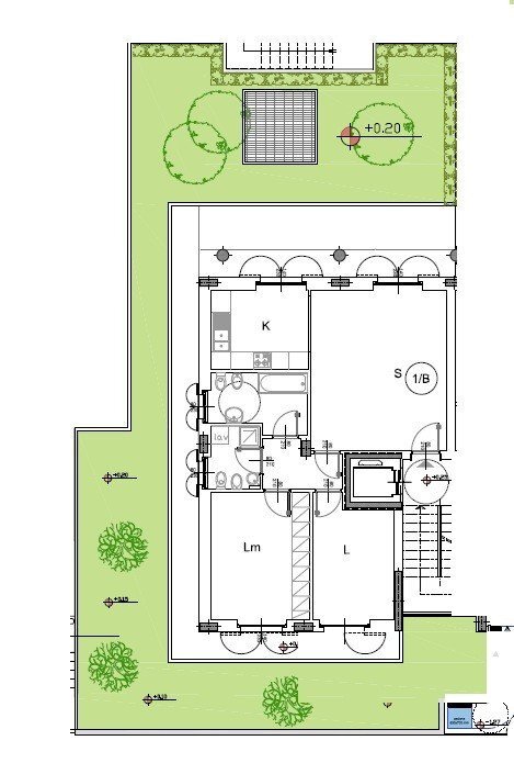 Four-room apartment Mondovì - floor plans 1