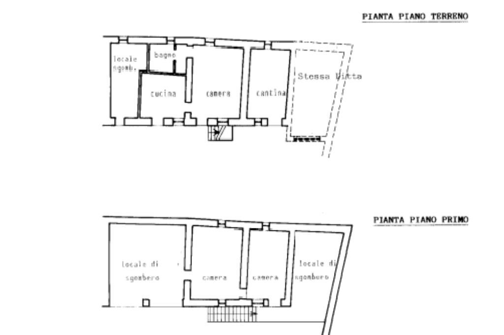 Casa indipendente Via Angelo Braida, Trinità - planimetria 1
