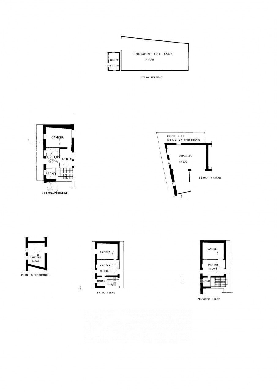 Rustic via Dante, 4, Roasio - floor plans 1