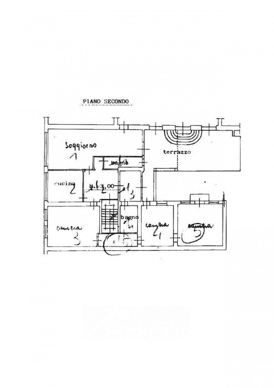 Quadrilocale corso Giuseppe Garibaldi 21, Gattinara - planimetria 1