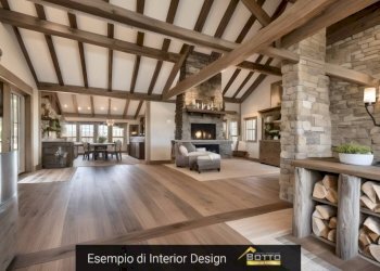 Salone - Villa a Schiera Frazione plello 107/b, Borgosesia - foto 3