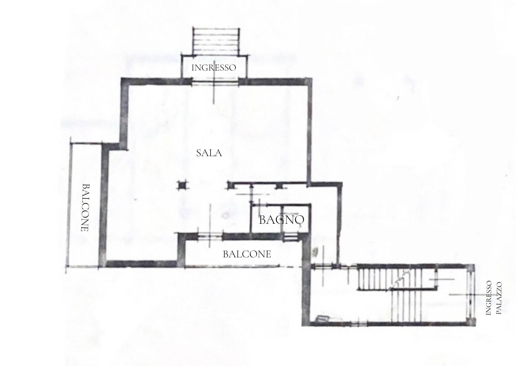 Quadrilocale via Piero Gobetti, Nizza Monferrato - planimetria 1