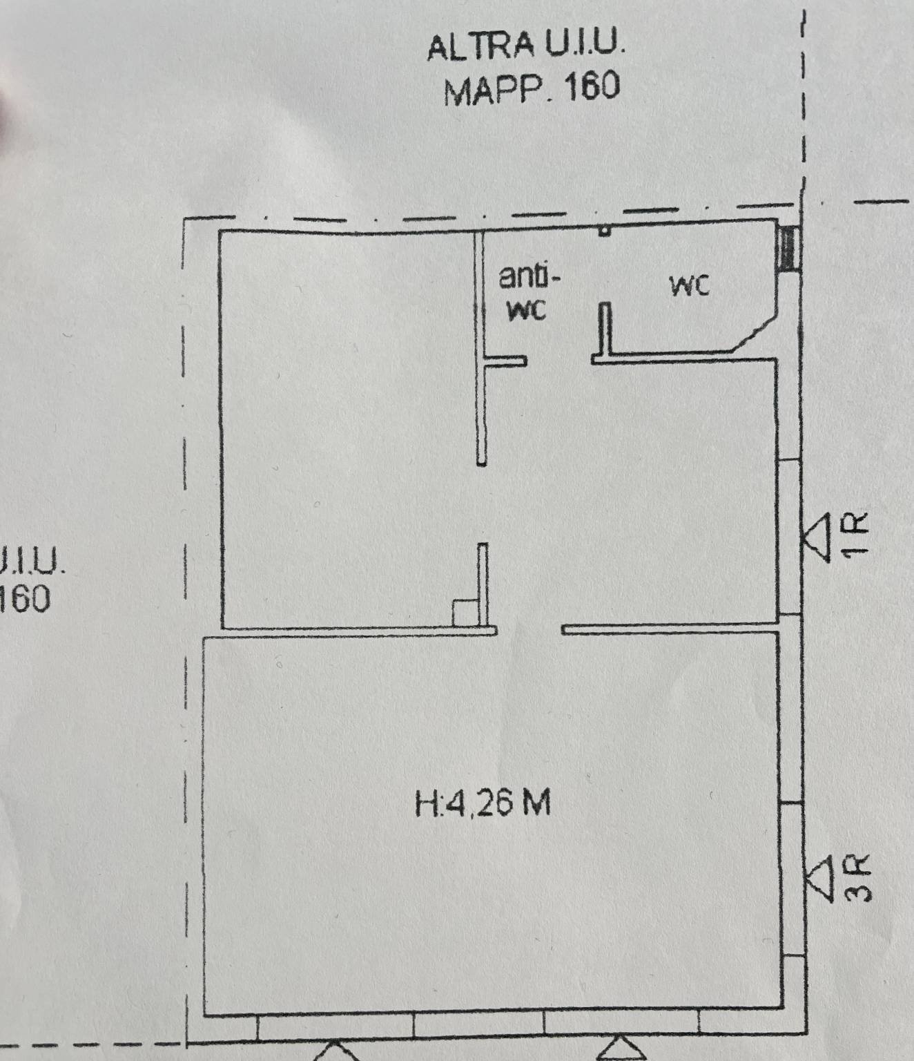 Attività Commerciale via Vado, Genova (zona Sestri Ponente) - planimetria 1