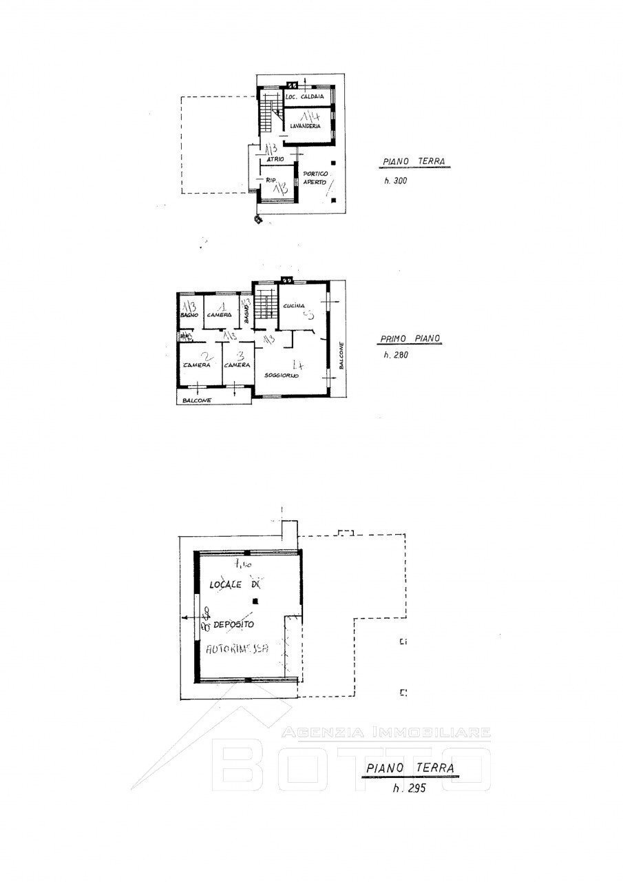 Independent house via Tancognino 38, Gozzano - floor plans 1