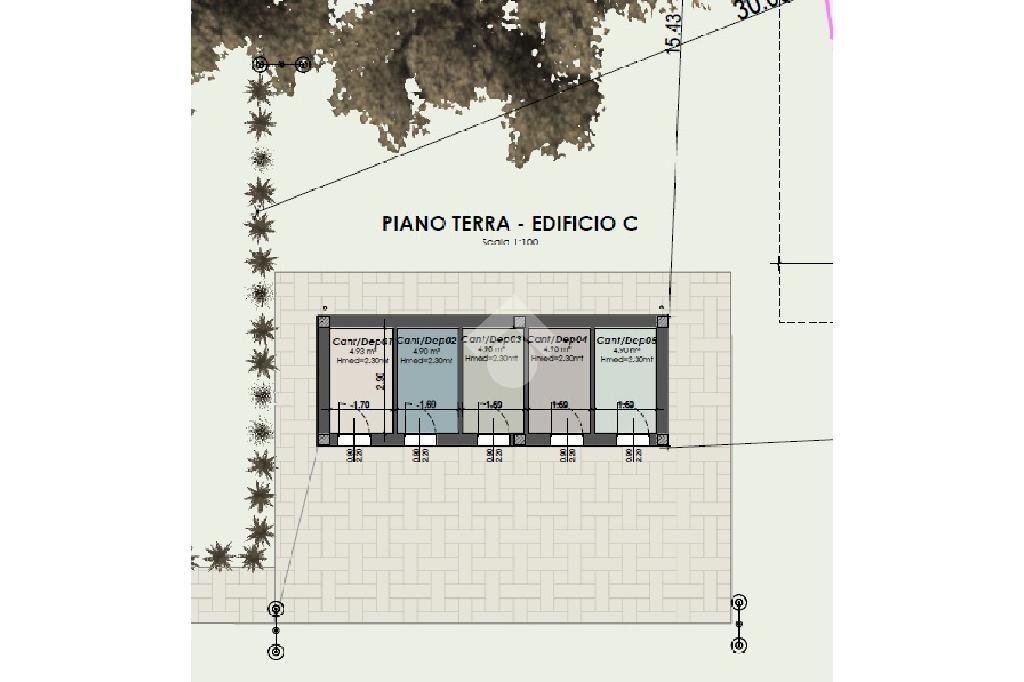 Terraced Villa Stradello Opera Pia Bianchi, Modena (neighborhood Baggiovara) - floor plans 1