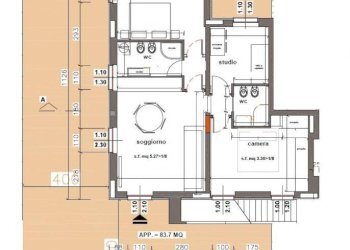 Planimetria - Trilocale via Fabbrica e Valle, Sestri Levante - foto 23