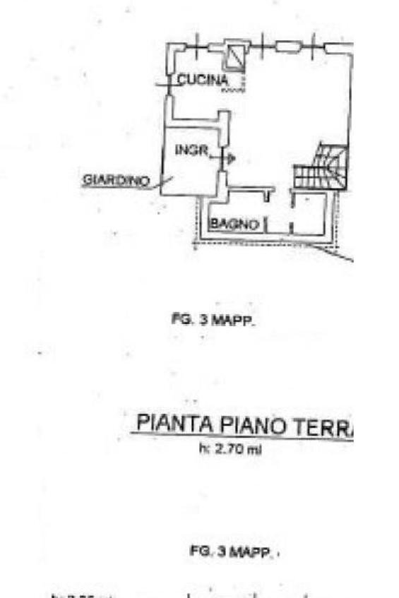 Villa a Schiera via Pero, Santa Margherita Ligure - planimetria 1