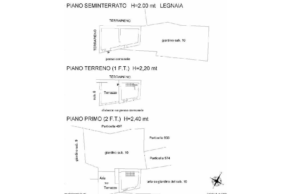Casa indipendente Località Porcile, Valbrevenna - planimetria 1