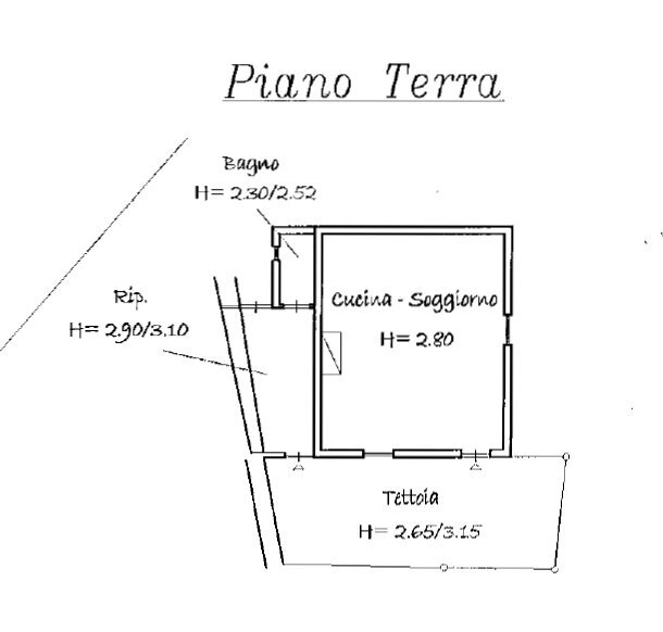 Independent house Altavia, Dolceacqua - floor plans 1