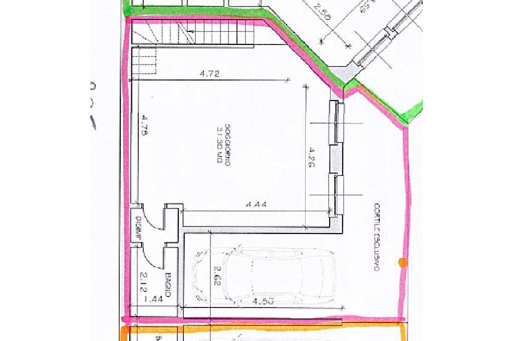 Semi-detached house Via Monte Grappa, Rivoli - floor plans 1