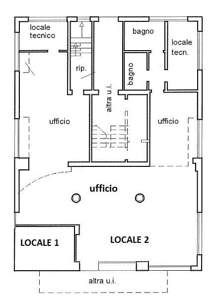 Office Piazza del Popolo 5, Granarolo dell'Emilia - floor plans 1