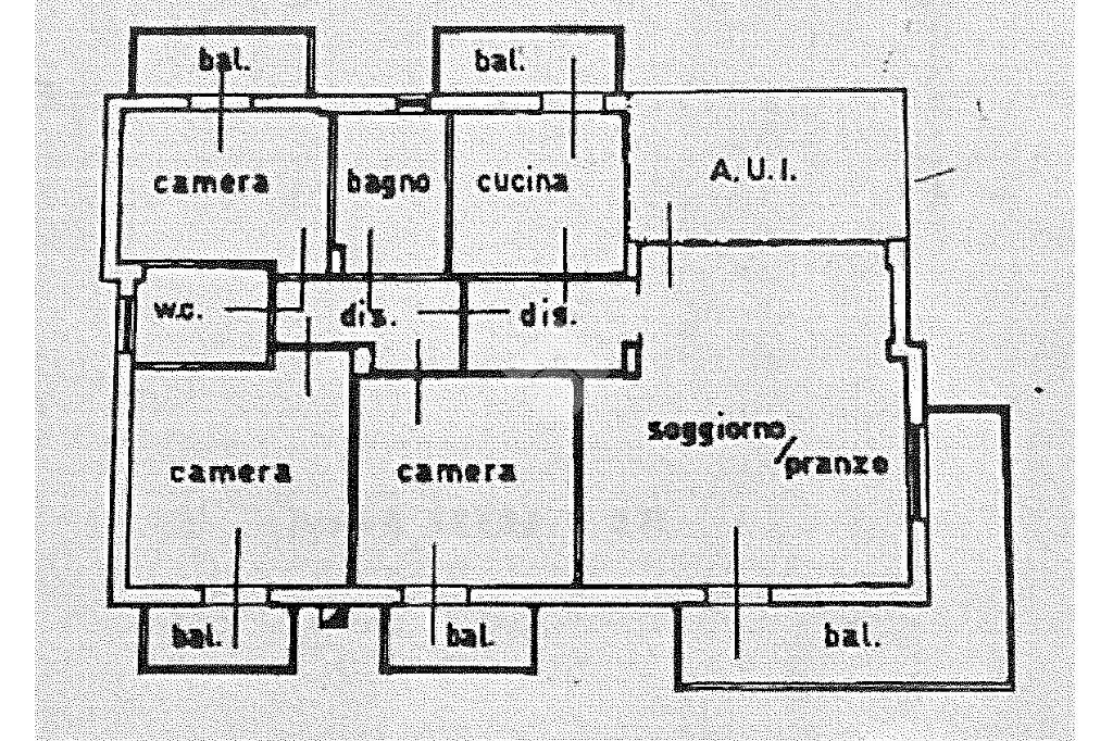 Quadrilocale Viale Mogadiscio, Rimini - planimetria 1