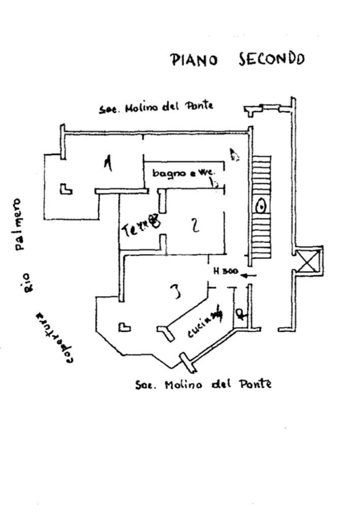 Four-room apartment Via mulino del ponte, Alassio - floor plans 1