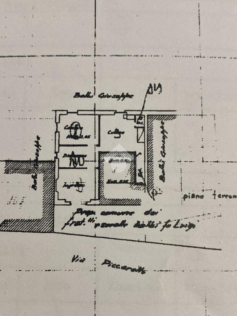 Three-room apartment Via Piccarello, Sant'Olcese - floor plans 1