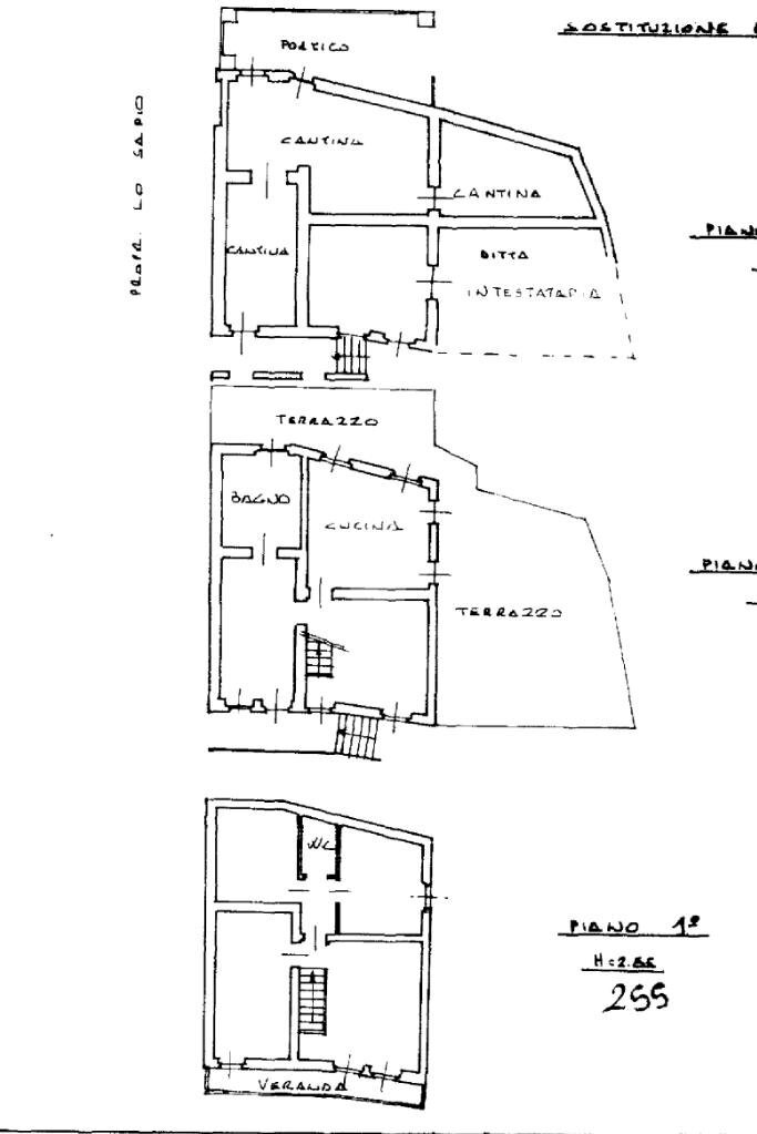 Semi-detached house Via Tetti Capriolo, Cinzano - floor plans 1