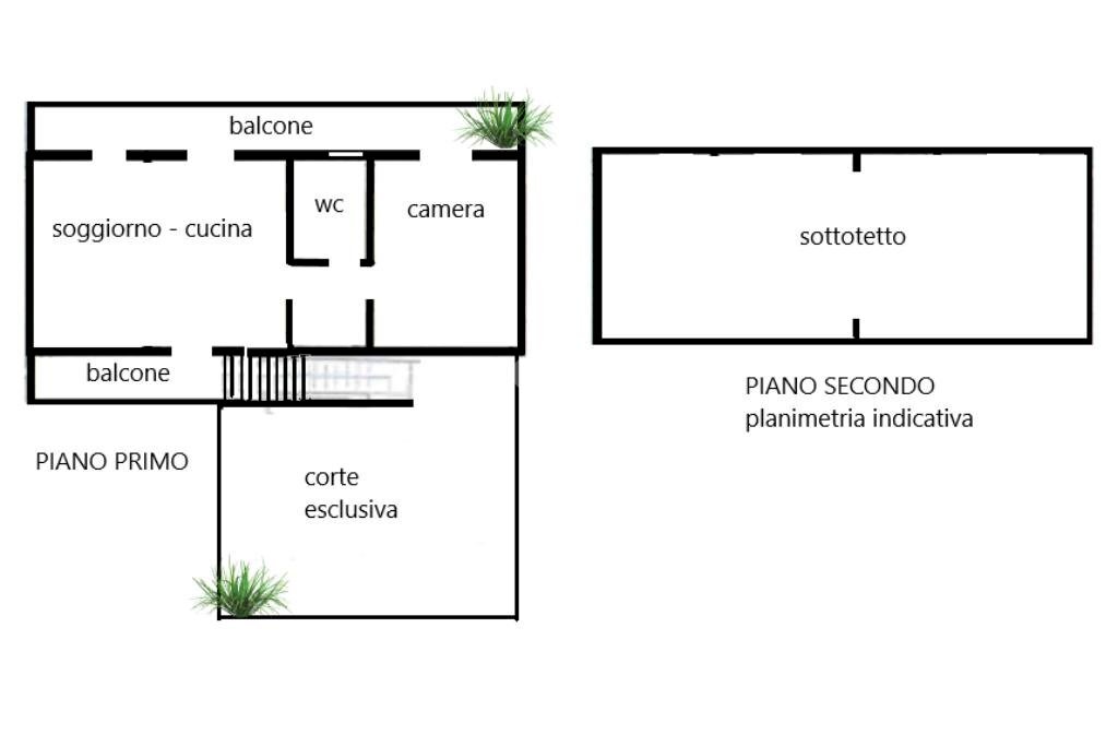 Three-room apartment Via Pastorella, Lugo - floor plans 1