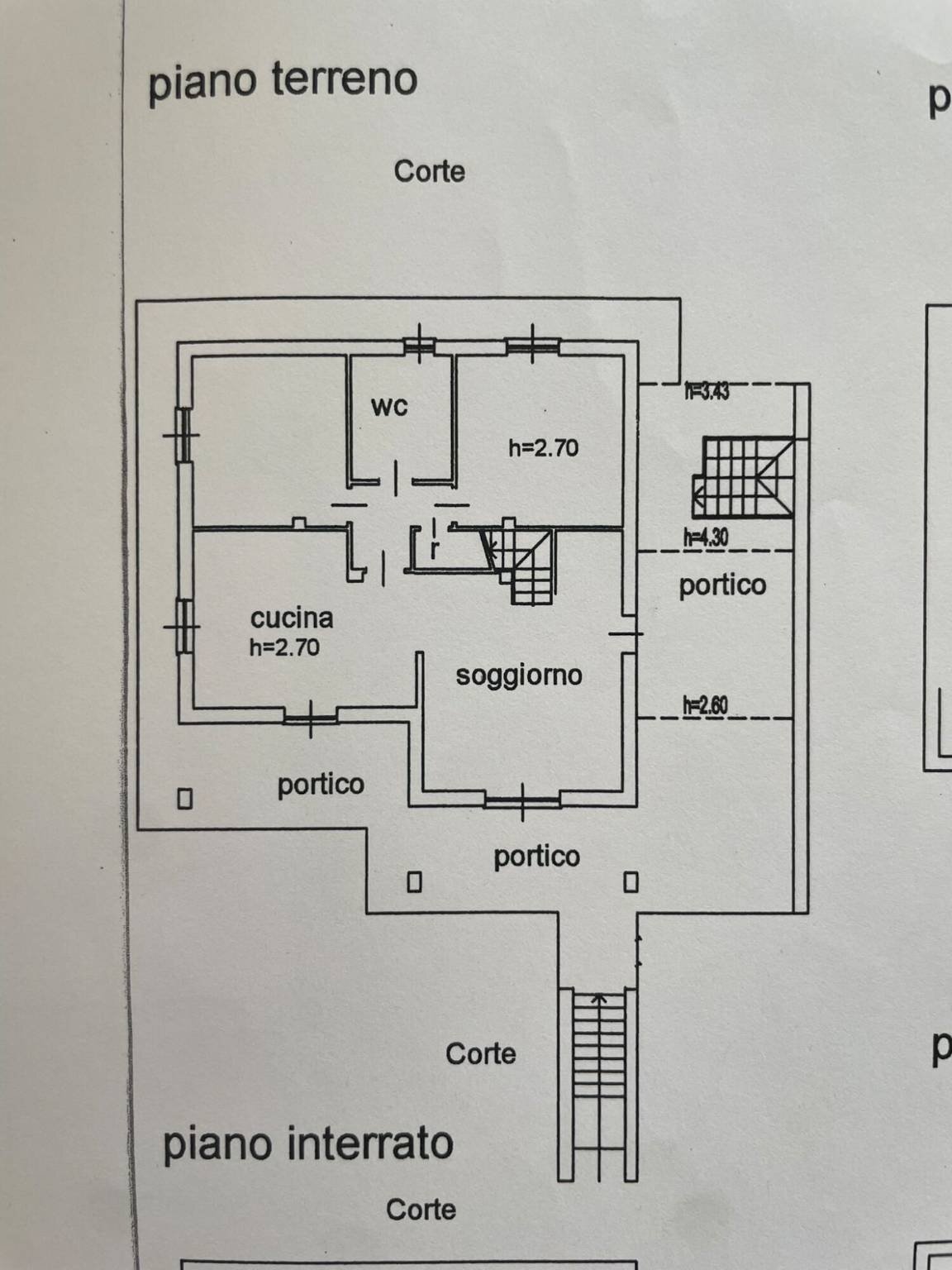 Villa Plodio - planimetria 1