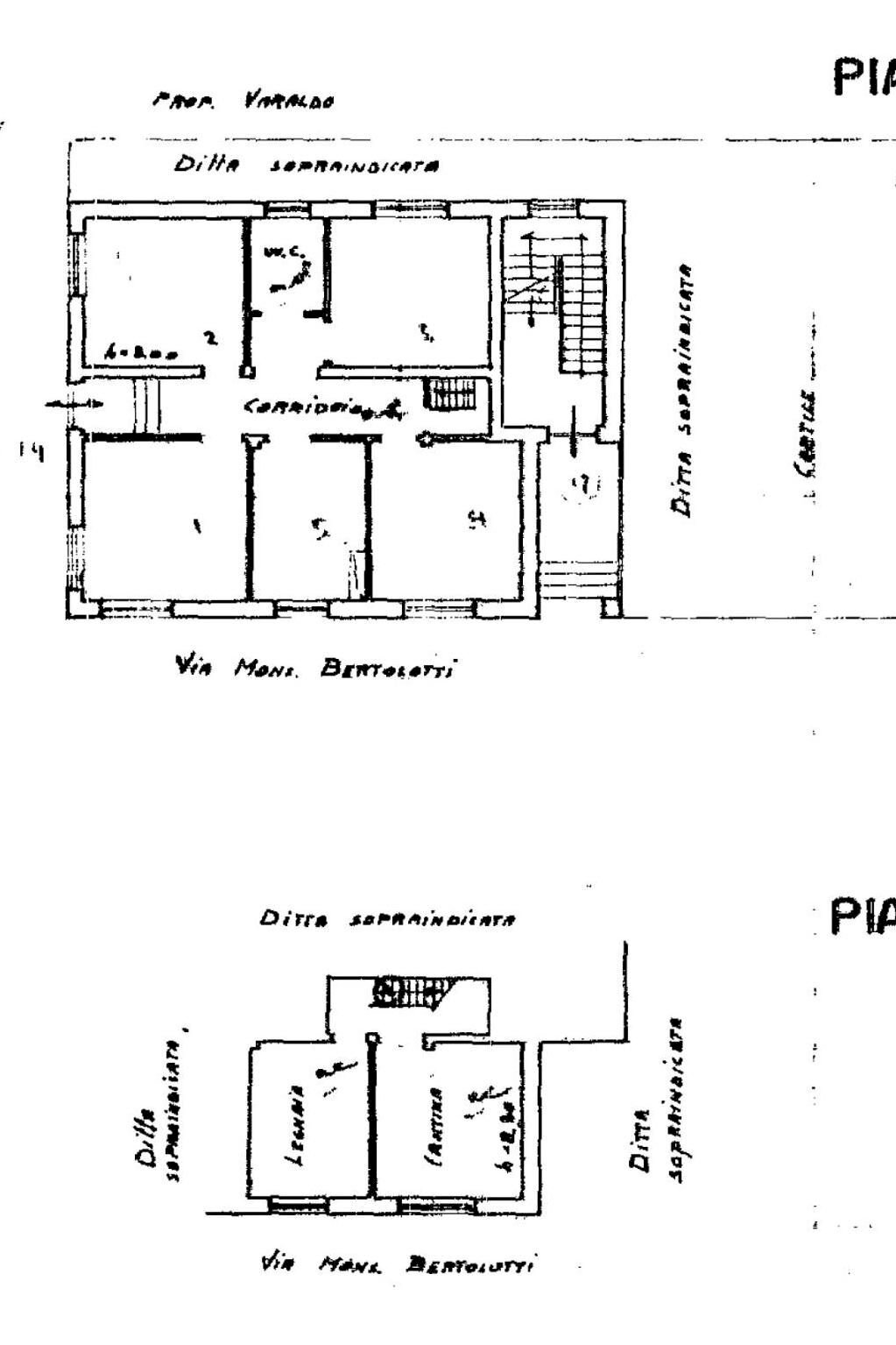 Villa via Monsignor Bertolotti, 58, Cairo Montenotte - planimetria 1
