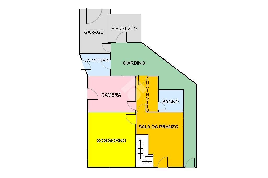 Independent house Via Dugliolo, Budrio - floor plans 1