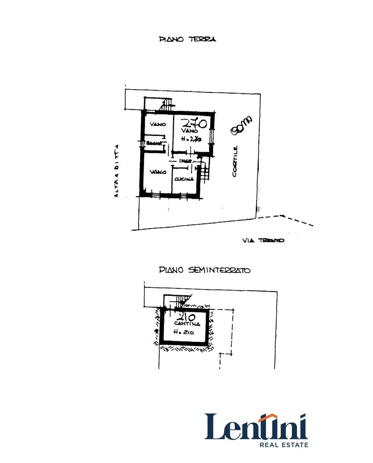Villa via Roma, Vignale Monferrato - floor plans 1