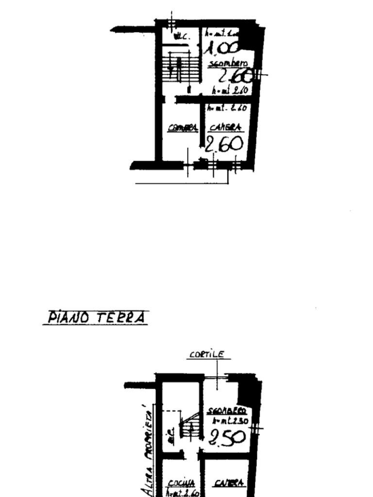 Casa semi indipendente Via vallancurone, Camerano Casasco - planimetria 1