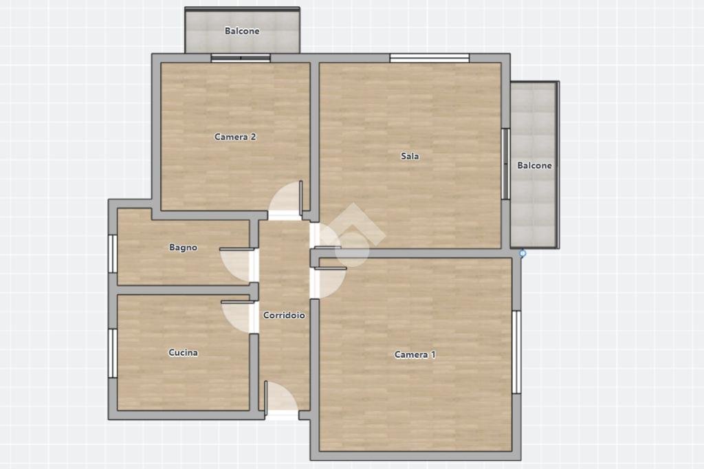 Quadrilocale Via castello, Zoagli - planimetria 1