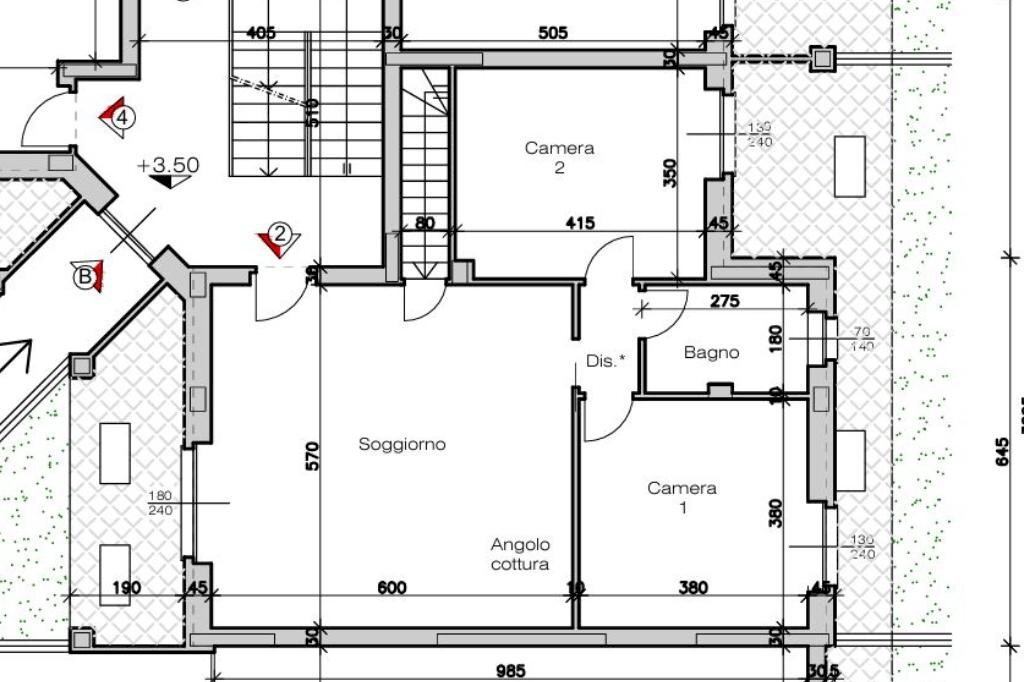 Three-room apartment Via San Gabriele Snc, Pianezza - floor plans 1