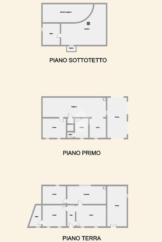 Independent house Str. Vairo Boi, Antignano - floor plans 1