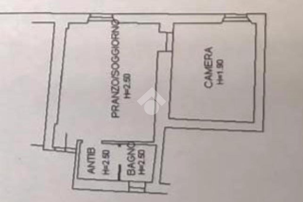 Bilocale Vicolo Carandine, Sassuolo - planimetria 1