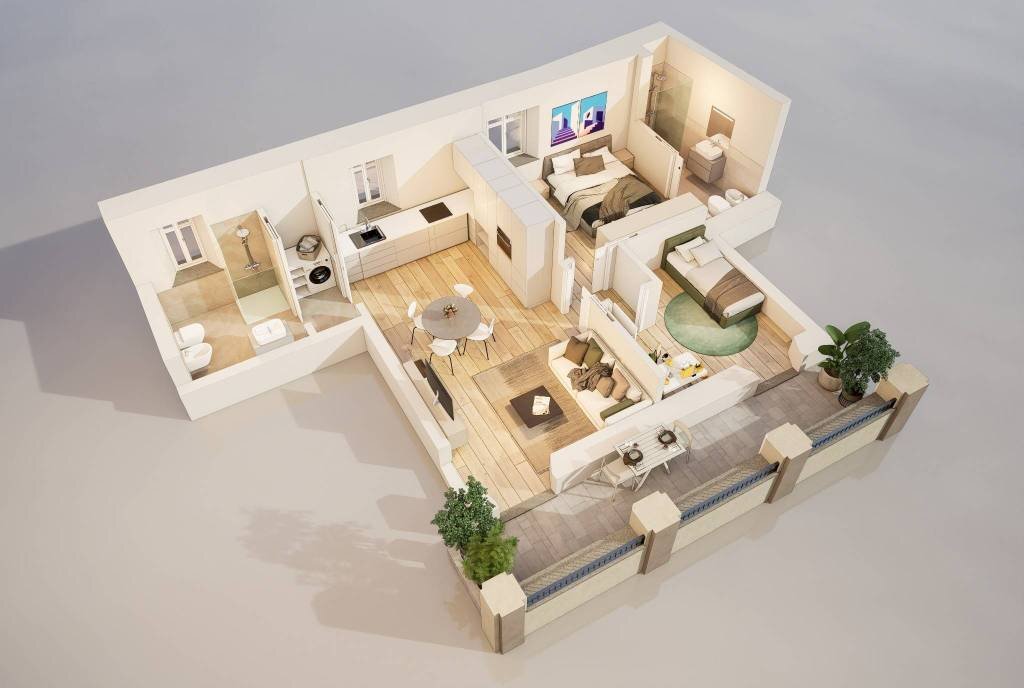 Planimetria - Trilocale via Spanzotti, 21, Carmagnola - foto 3