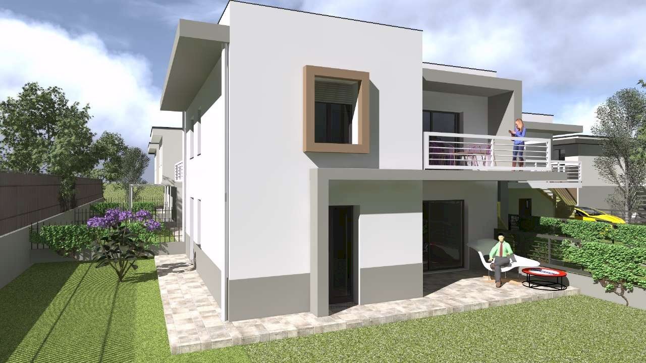 vista giardino2 - Trilocale via Gelsi, Borghetto Lodigiano - foto 2