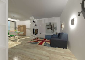 interno soggiorno - Trilocale via Dei Gelsi, Borghetto Lodigiano - foto 3