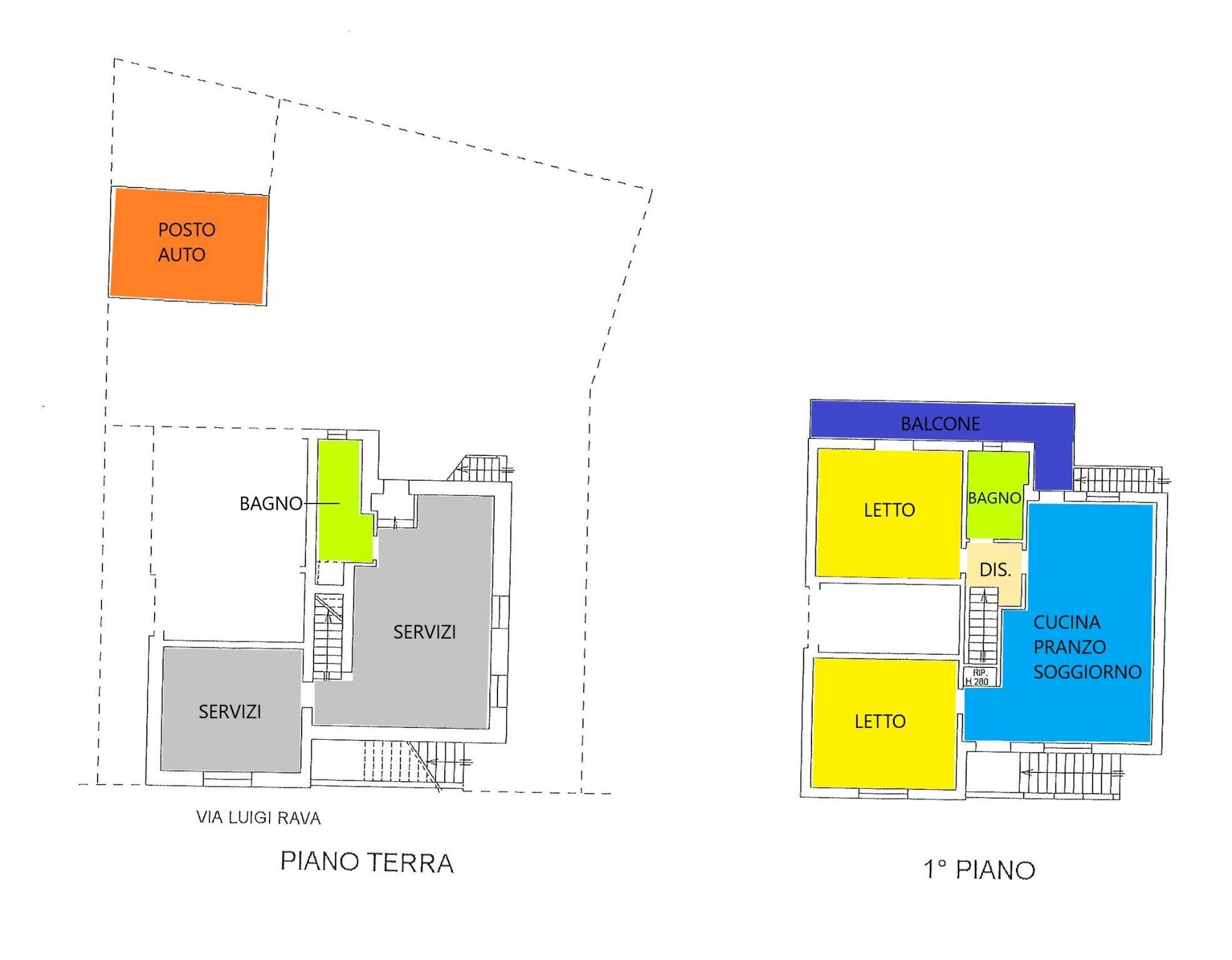 Appartamento Ravenna (zona Centro Storico) - planimetria 1