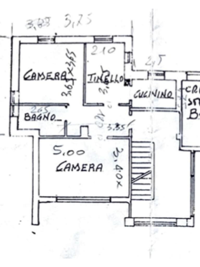 Three-room apartment Via Villarbasse, Buttigliera Alta - floor plans 1
