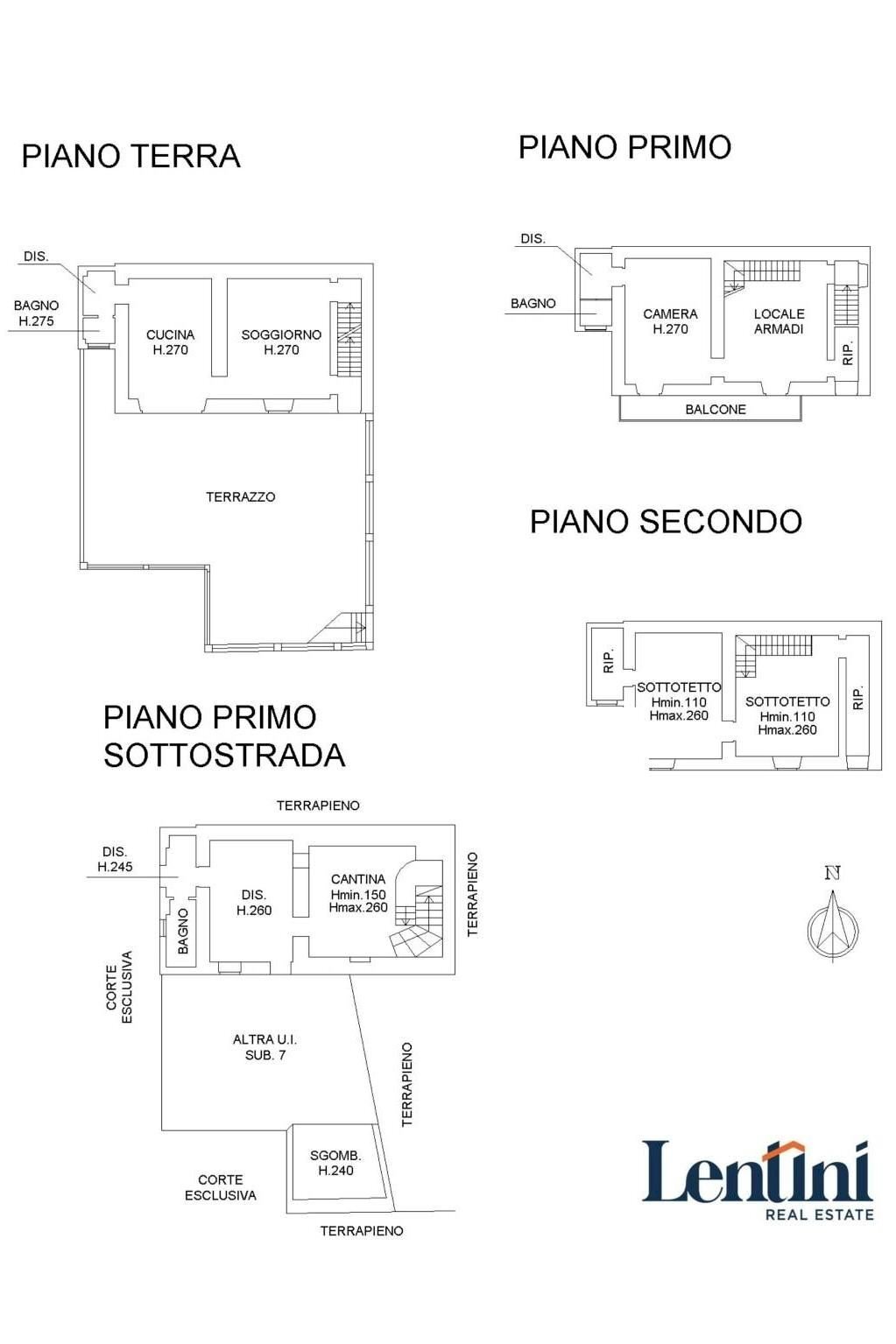 Villa via della Vittoria, Rosignano Monferrato - planimetria 1