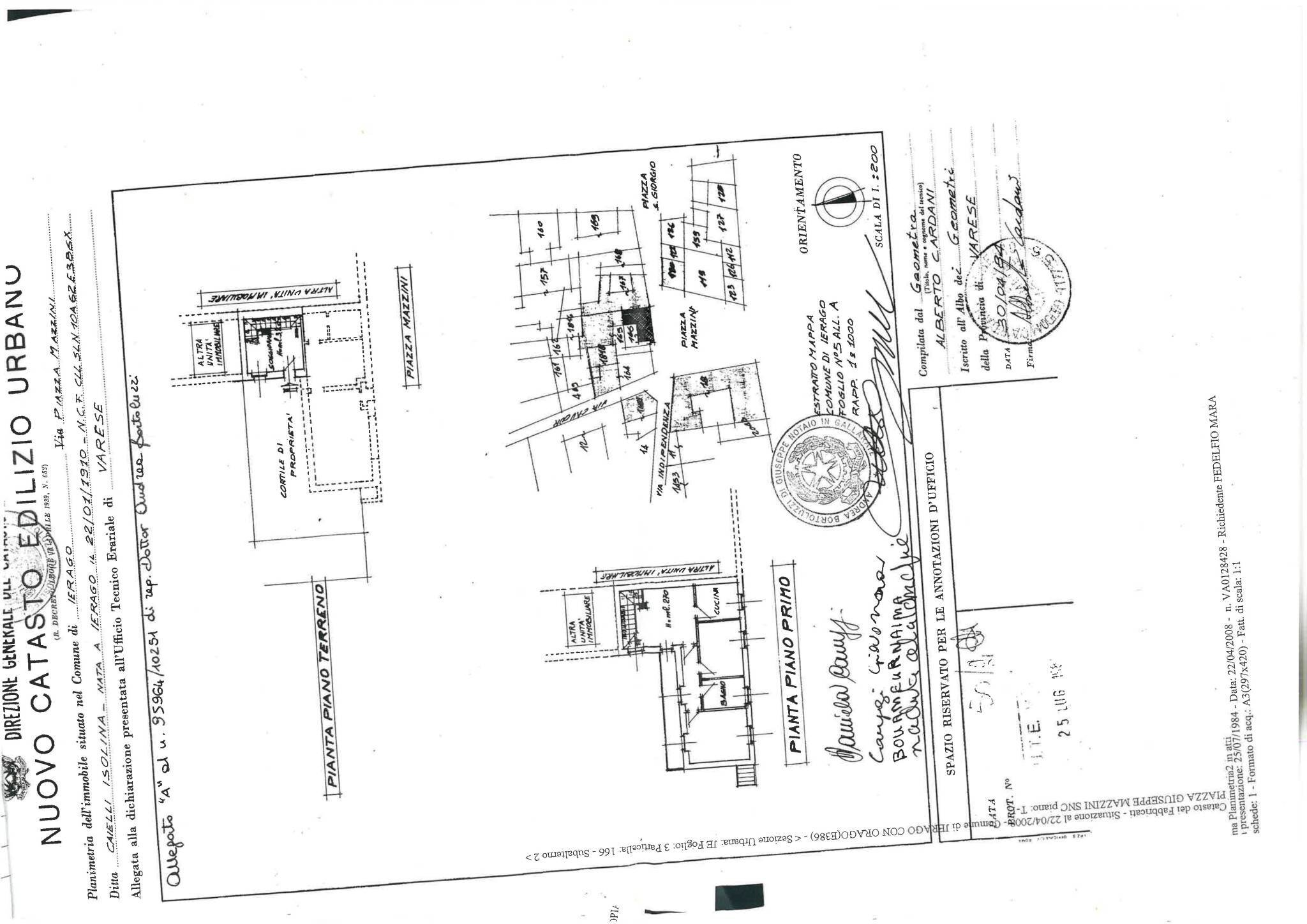 Villa via Adriatico, 13, Samarate - planimetria 1