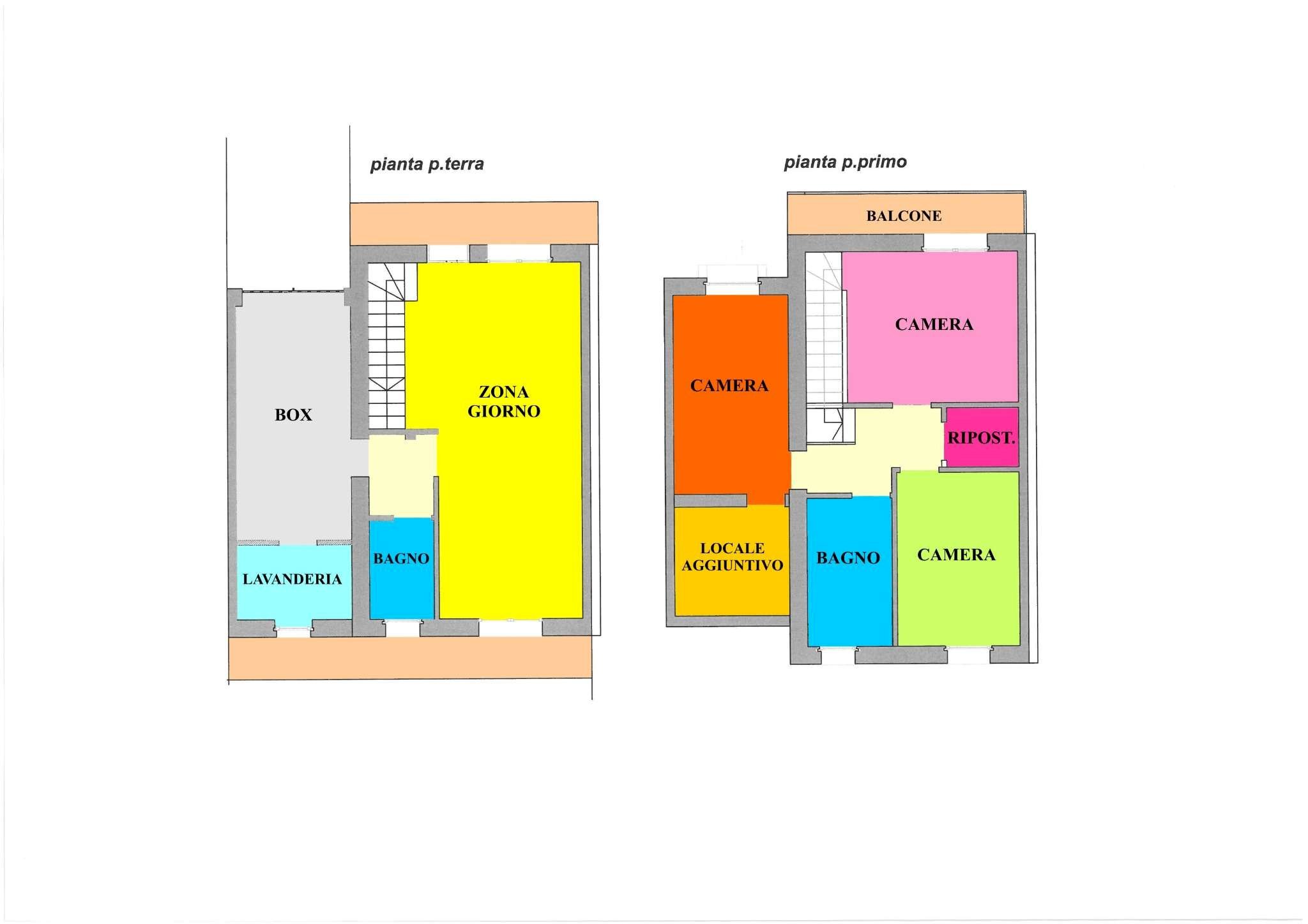 planimetria - Villa via Dei Gelsi, Borghetto Lodigiano - planimetria 1