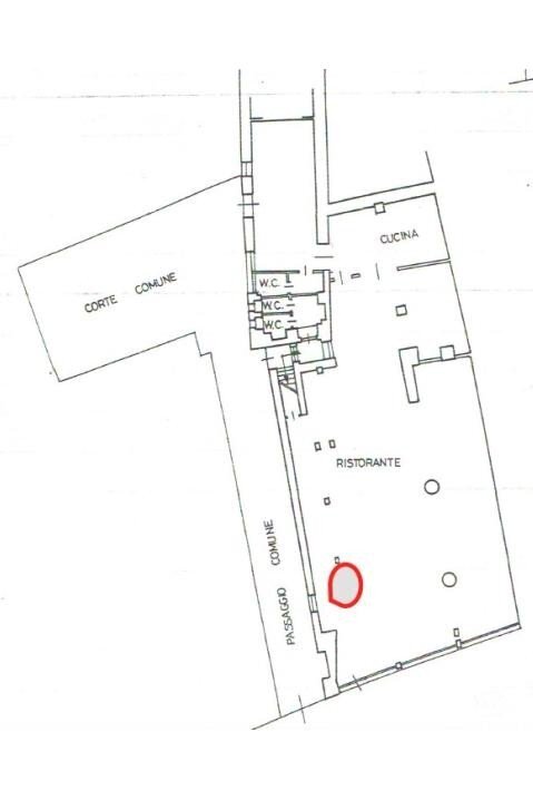 Ristorante via Zambonate, Bergamo - planimetria 1