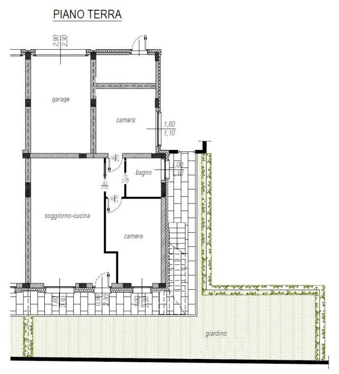 Planimetria - Trilocale Villa di Tirano - foto 2