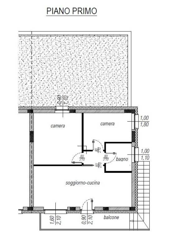 Planimetria - Three-room apartment Villa di Tirano - photo 2