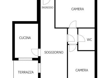 Planimetria - Quadrilocale via case sparse, Chiavari - foto 29