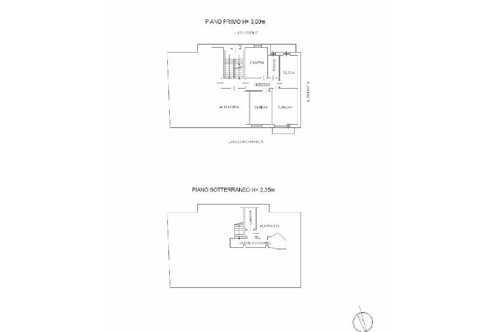 Four-room apartment Corso Francia, Rivoli - floor plans 1