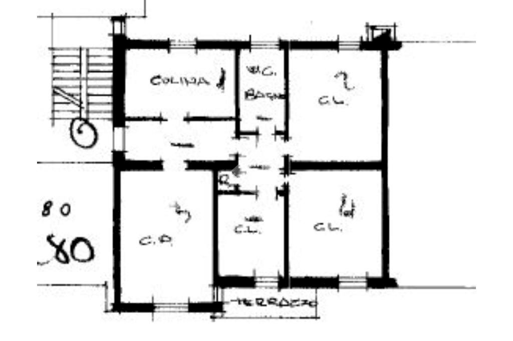 Quadrilocale Via Manzoni, Carpi - planimetria 1