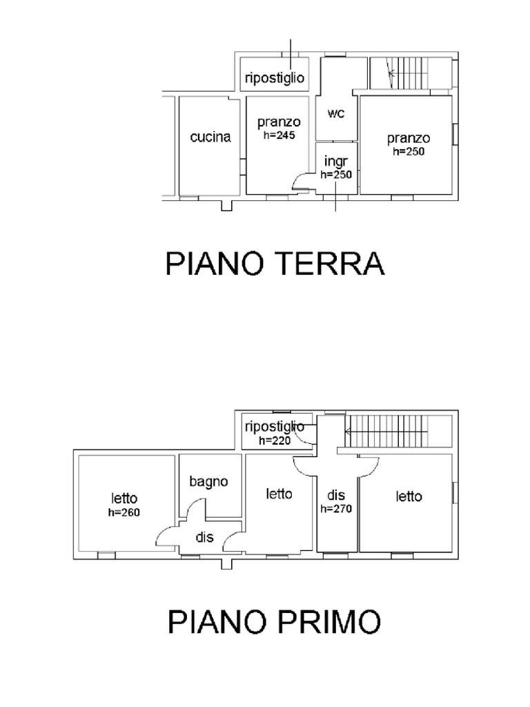 Rustic Via Ponte Rotto, Soliera - floor plans 1