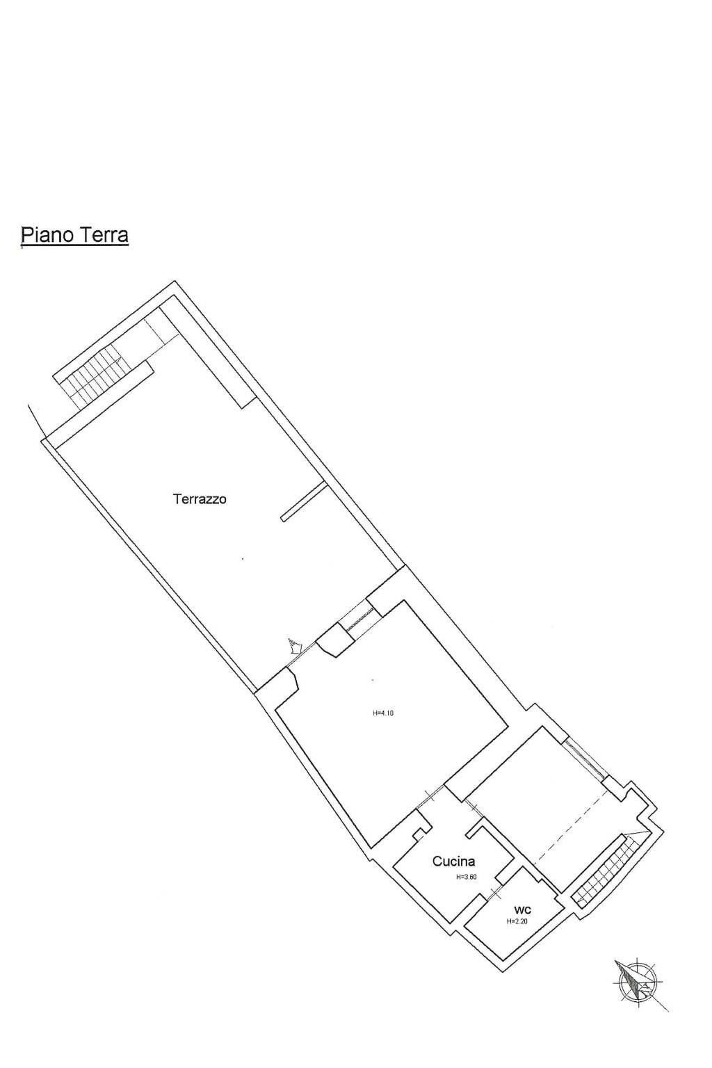 Bilocale via Campo Inglese, Ponza - planimetria 1