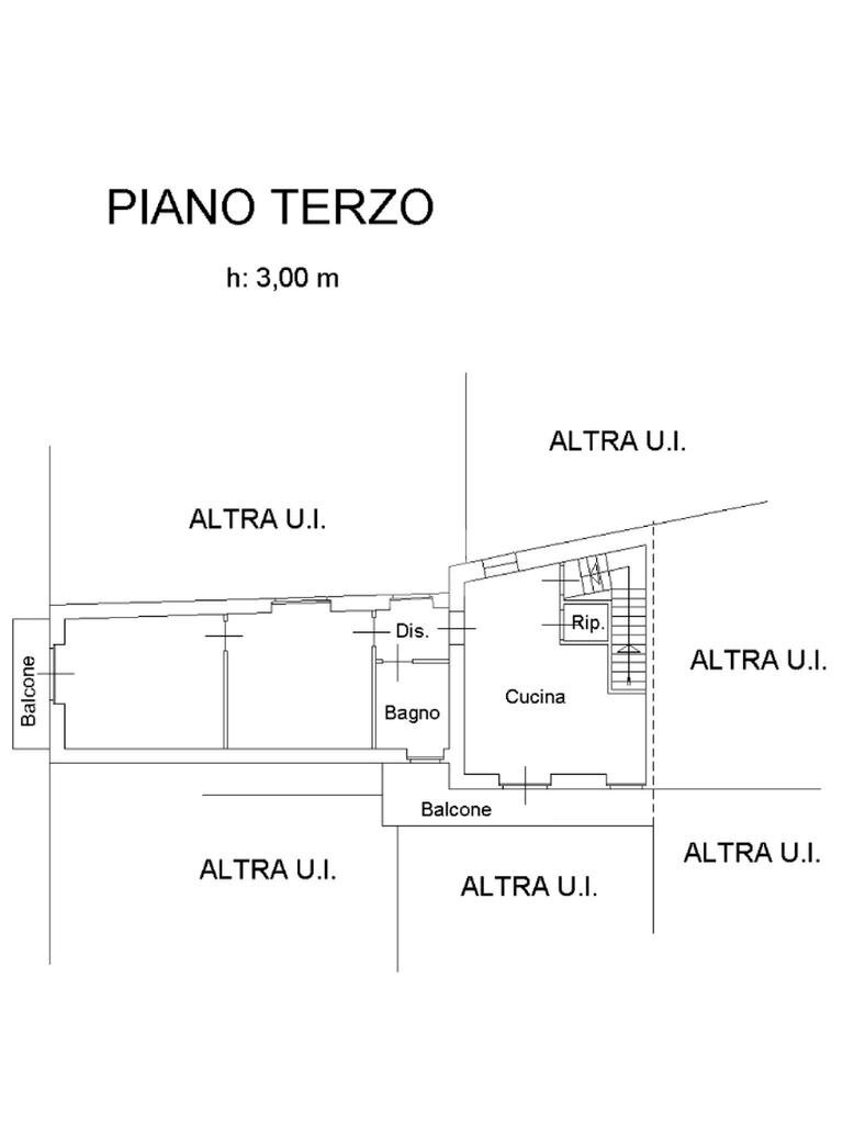 Three-room apartment Via Gardezzana, Carmagnola - floor plans 1