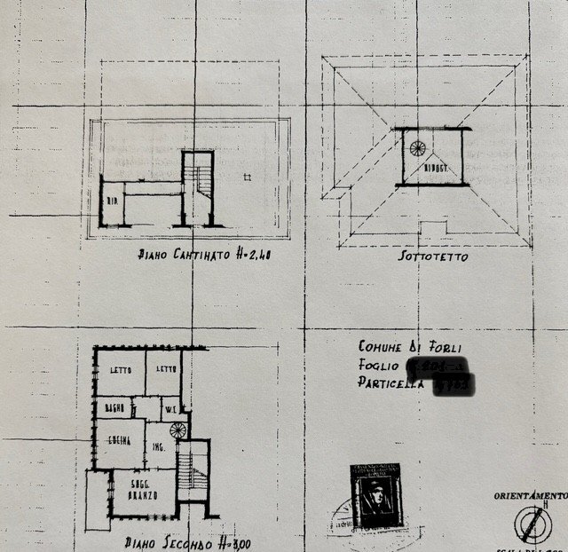 Apartment Forlì - floor plans 1