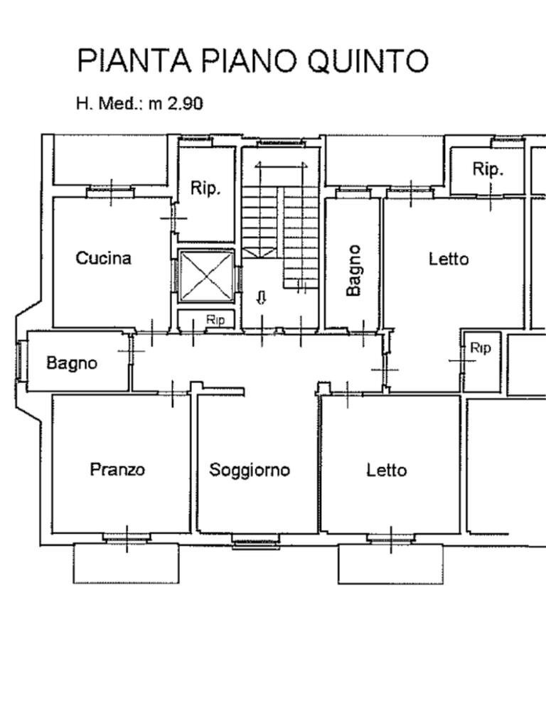 Appartamento Zona Ciriè 2000, Ciriè - planimetria 1