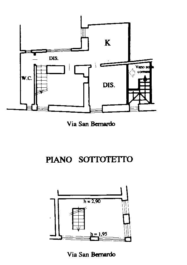 Quadrilocale via San Bernardo, 4, Vessalico - planimetria 1