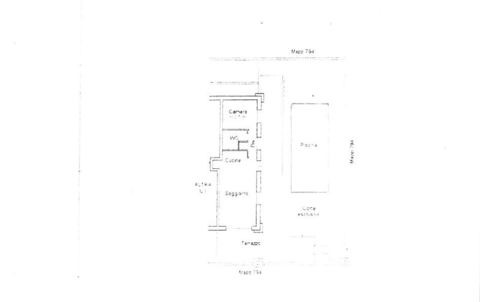 Trilocale piazza dei Segantini, 3, Varazze - planimetria 1